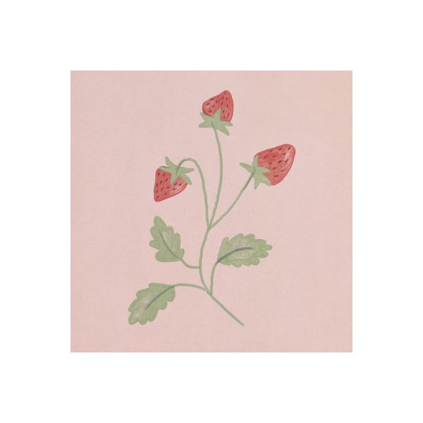 Exercise book, soft cover, lineated, strawberries, A5