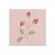 Exercise book, soft cover, lineated, strawberries, A5