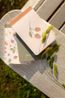 To do-blokjes, rood fruit, uni en madelief, set van 3 stuks, 24 x 8 cm