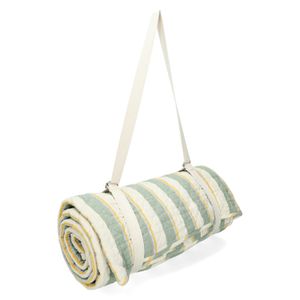 Picknickdecke, recycelte Baumwolle, gestreift, 150 x 200 cm Picknickdecke, recycelte Baumwolle, gestreift, 150 x 200 cm