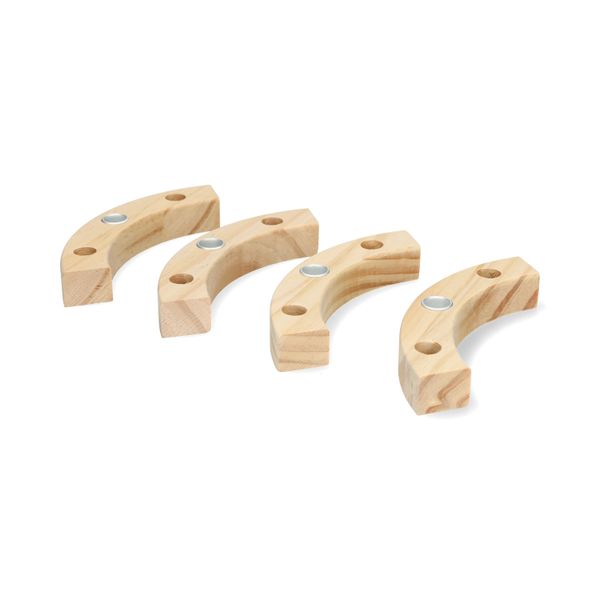 Jaarring, hout, 24 x 24 x 2,4 cm