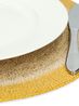 Tischset, Seegras, gelb, Ø38 cm