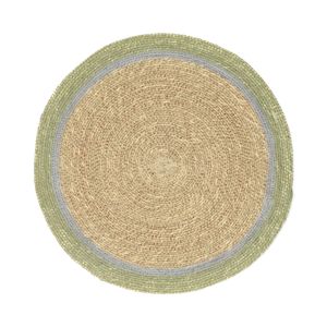 Placemat naturel, zeegras, groen, Ø38 cm