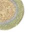 Dessous de verre naturels, jonc de mer, vert, lot de 4, Ø11 cm