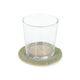 Dessous de verre naturels, jonc de mer, vert, lot de 4, Ø11 cm