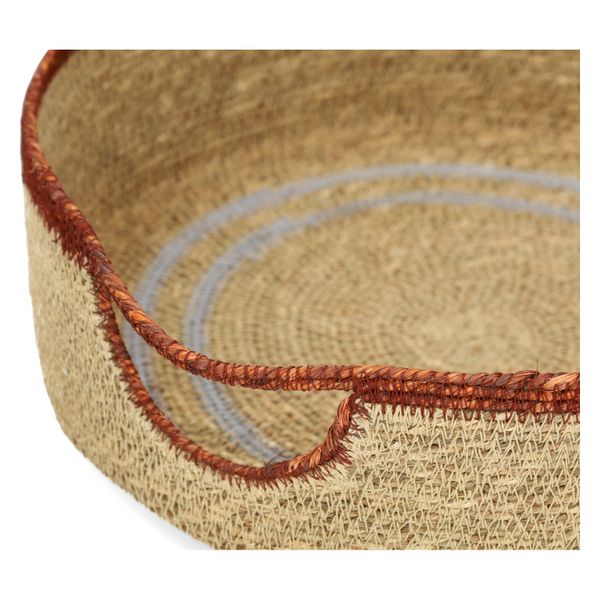 Dienblad, zeegras, Ø30 x 9 cm