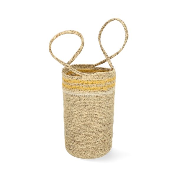Porte-bouteille, jonc de mer, Ø11,5 cm x 21 cm