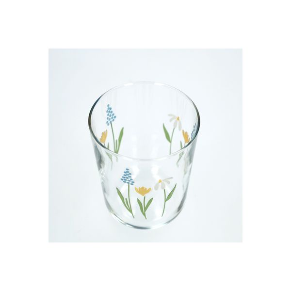Laag glas, lentebloemen, 315 ml