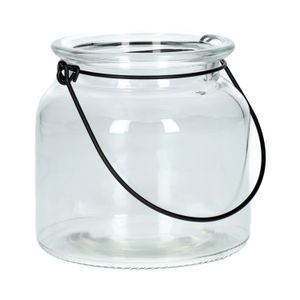 Photophore, verre, 11 x 11 cm