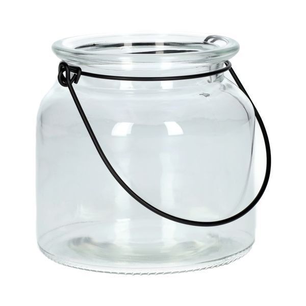 Photophore, verre, 11 x 11 cm