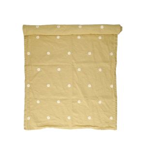 Chemin de table, coton bio GOTS, pâquerettes, 50 x 145 cm Chemin de table, coton bio GOTS, pâquerettes, 50 x 145 cm