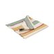 Serviette, GOTS-Bio-Baumwolle, sommerlich gestreift, 40 x 40 