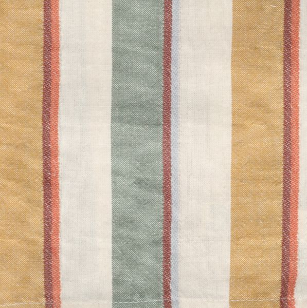 Serviette, GOTS-Bio-Baumwolle, sommerlich gestreift, 40 x 40 
