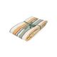 Tischdecke, GOTS-Bio-Baumwolle, sommerlich gestreift, 145 x 180
