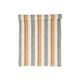 Chemin de table, coton bio GOTS, rayures estivales, 50 x 145 cm