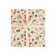 Nappe , coton bio GOTS, fruits rouges, 145 x 180 cm