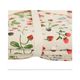 Nappe , coton bio GOTS, fruits rouges, 145 x 250 cm