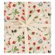 Nappe , coton bio GOTS, fruits rouges, 145 x 300 cm