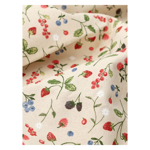 Torchon, coton bio GOTS, fruits rouges, 50 x 70 cm