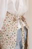 Apron, GOTS organic cotton, red fruit, 85 x 90 cm