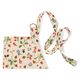 Apron, GOTS organic cotton, red fruit, 85 x 90 cm