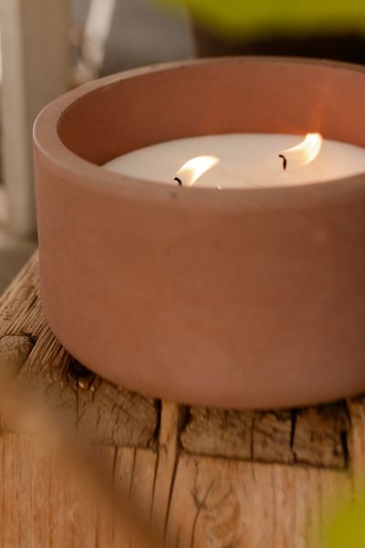 Outdoor candle, concrete, Ø15 cm x 7.5 cm