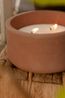 Outdoor candle, concrete, Ø15 cm x 7.5 cm