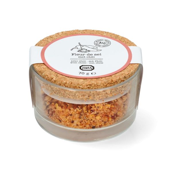 Fleur de sel Chili, biologisch, 70 g