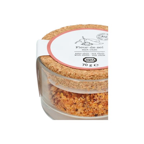 Fleur de sel Chili, biologisch, 70 g