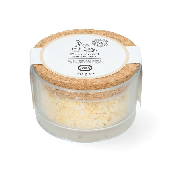 Fleur de sel Knoblauch, biologisch, 70 g
