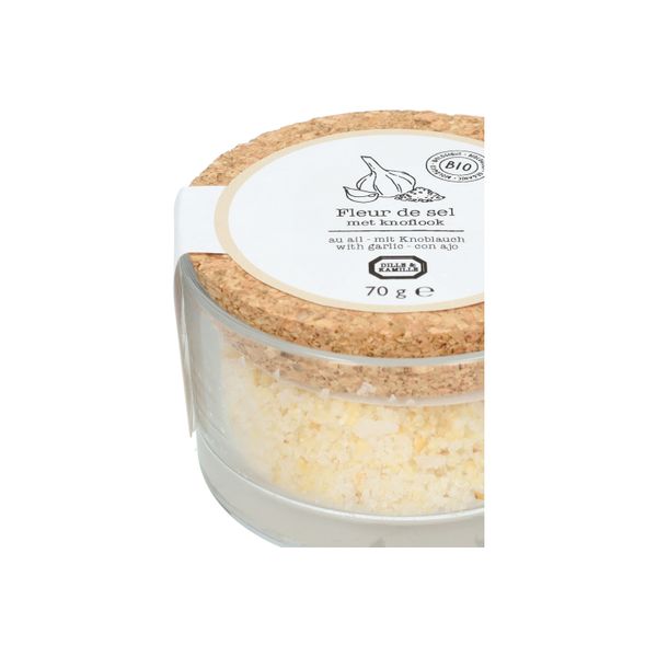 Fleur de sel Knoblauch, biologisch, 70 g