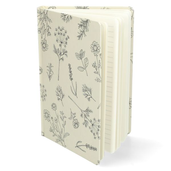 Notizbuch, Hardcover, Kräuter und Zweige, A5