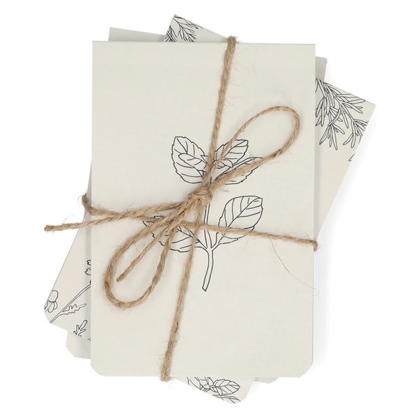 To-do-Blöcke, Kräuter und Zweige, 3 Stück, 12 x 8 cm