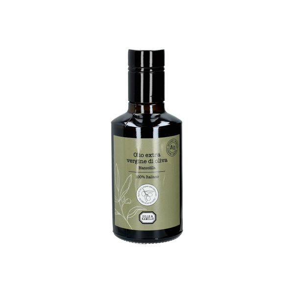 Huile d'olive extra vierge, biologique, monocultivar Biancolilla, 250 ml Huile d'olive extra vierge, biologique, monocultivar Biancolilla, 250 ml