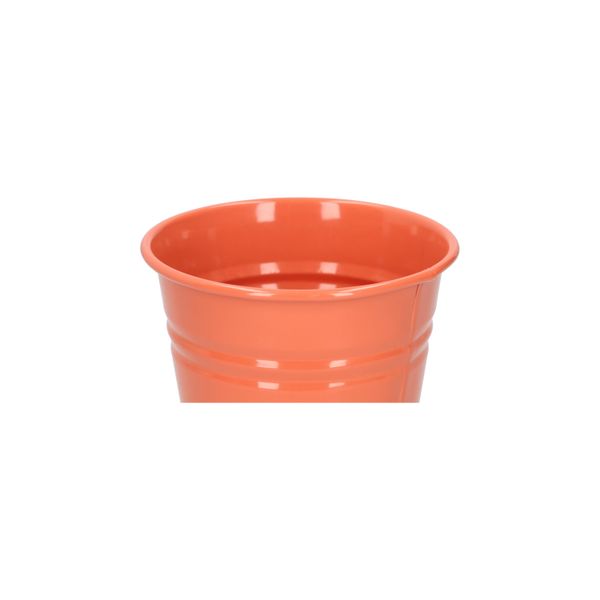 Cache-pot, zinc, abricot, Ø11 cm