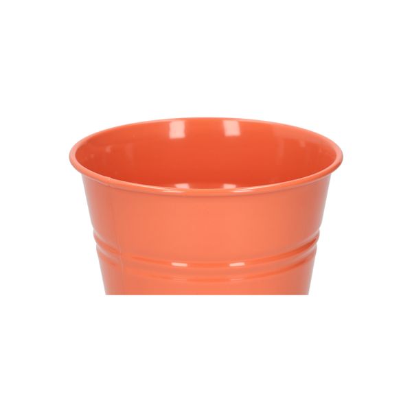 Flowerpot, zinc, apricot, Ø14.5 cm