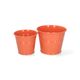 Flowerpot, zinc, apricot, Ø14.5 cm