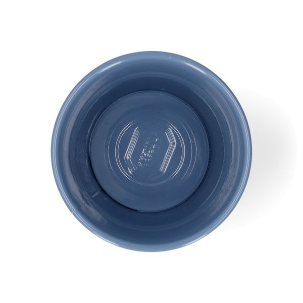 Flowerpot, zinc, marine blue, Ø11 cm