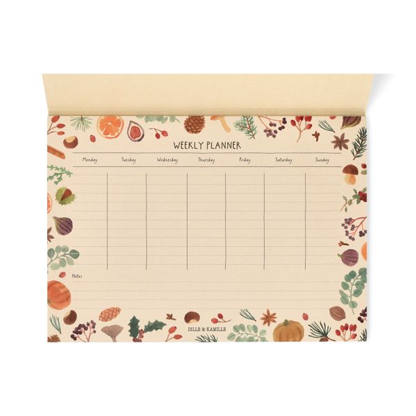 Weekplanner, specerijen, A4