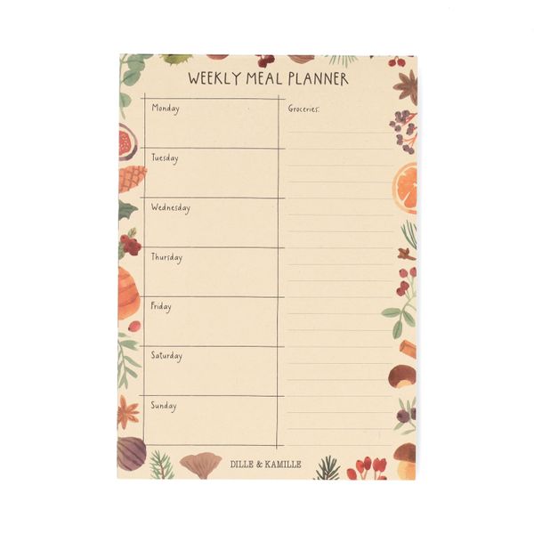 Menuplanner, specerijen, A5