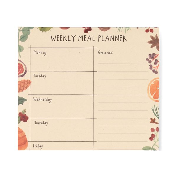 Menuplanner, specerijen, A5