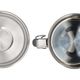 Lunchbox met siliconen ring, RVS, rond, Ø10 cm, 300 ml