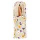 Pencil case, GOTS organic cotton, spring flowers
