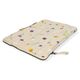 Laptop cover, GOTS organic cotton, spring flowers, 25 cm x 35 cm
