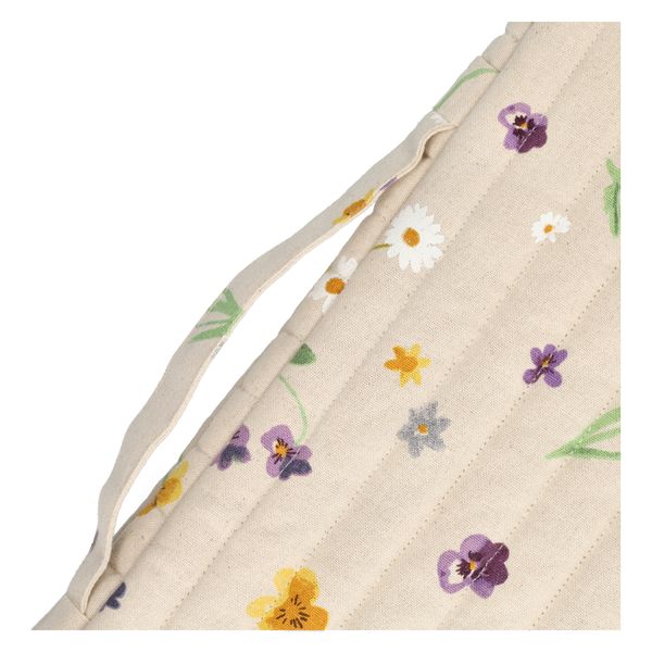 Laptop cover, GOTS organic cotton, spring flowers, 16 inch