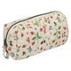 Pencil case, GOTS organic cotton, red fruits