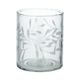 Photophore pour bougie chauffe-plat, verre, brindilles, Ø7,5 x 6 cm