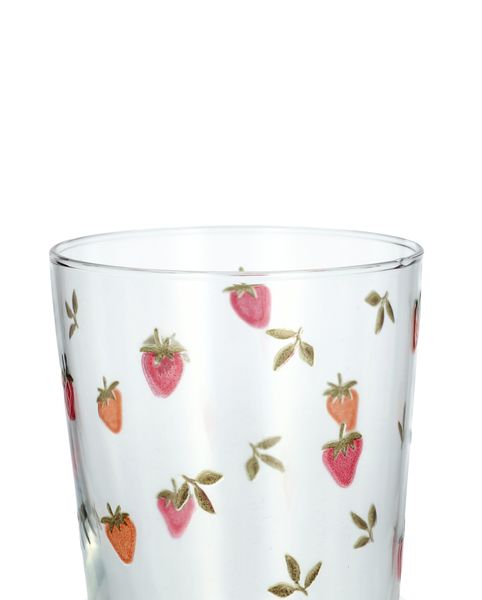 Glas niedrig, rote Beeren, 315 ml