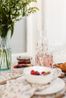 Karaffe, Glas, rote Beeren, 1,2 Liter