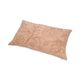 Coussin brodé, velours de coton bio, rose, 50 x 30 cm